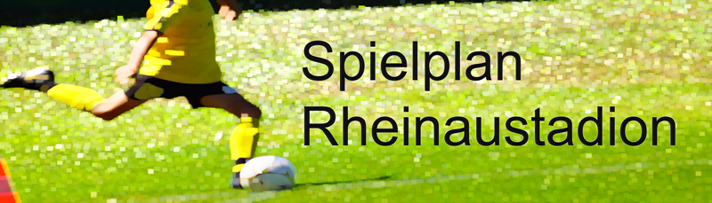 General-Spielplan Rheinaustadion FC Höchst